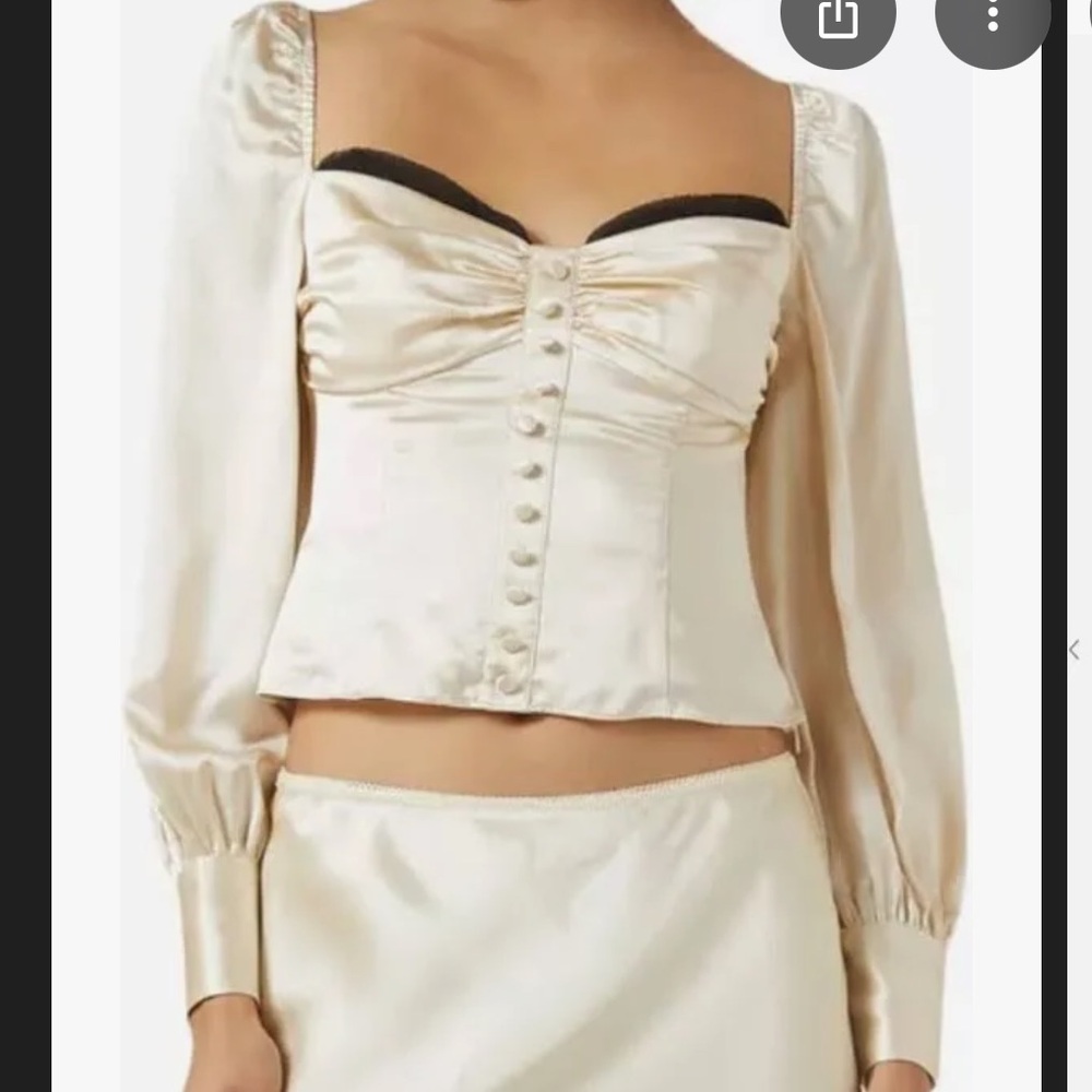 Chiara Silk Top Reformation